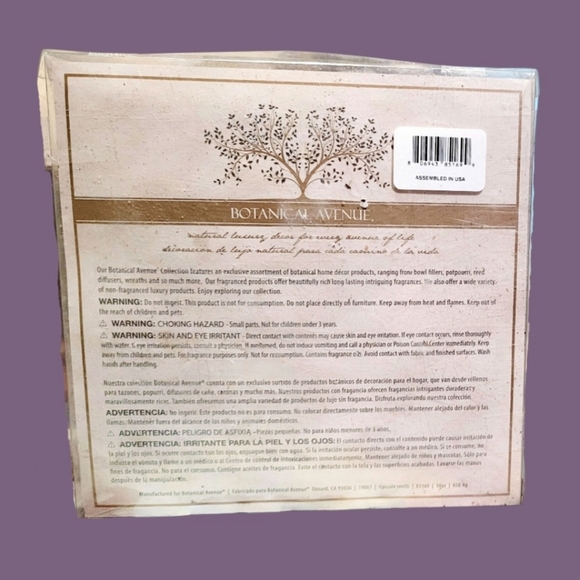 NIB BOTANICAL AVENUE DECORATIVE VASE FILLER W/NATURAL SEASHELLS AND GOLD ACCENTS - Picture 6 of 6